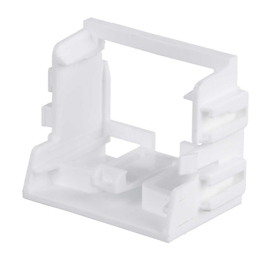 Snap-in Mounting Carrier for 10 Way Connectors White (Sold in 1's)