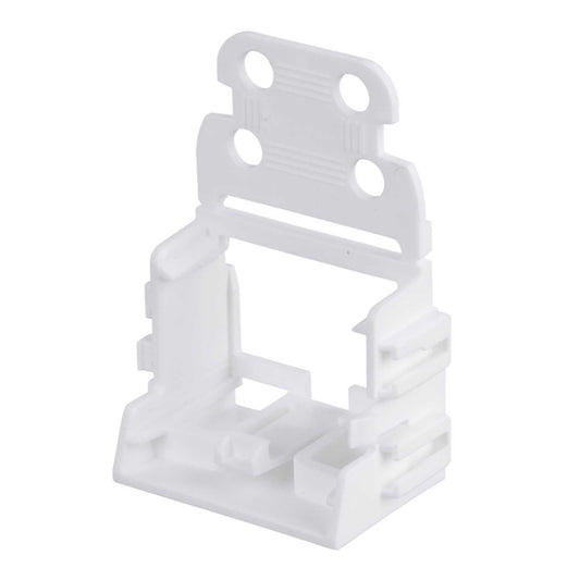 Snap-in Mount with Strain Relief for 10 Way Connectors White (Sold in 1's)