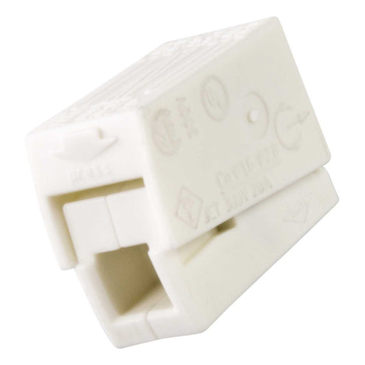 3 Way 2.5mm Lighting Connector Standard Type White (Sold in 1's)