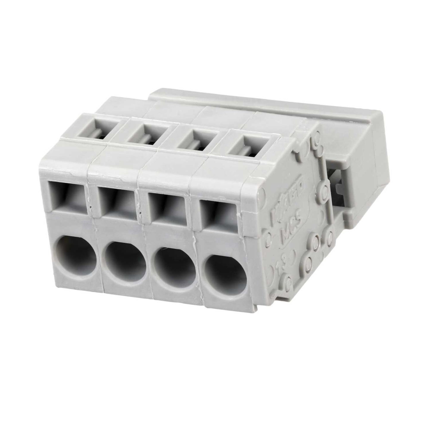Male Connector 4 Way Pin Spacing Grey (Sold in 1's)