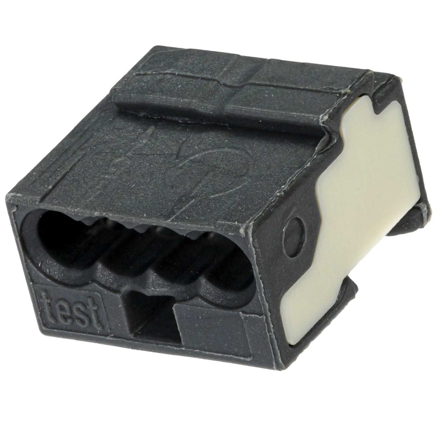 Wago Micro Push Wire Connector 4 Way Grey (Pack of 100)