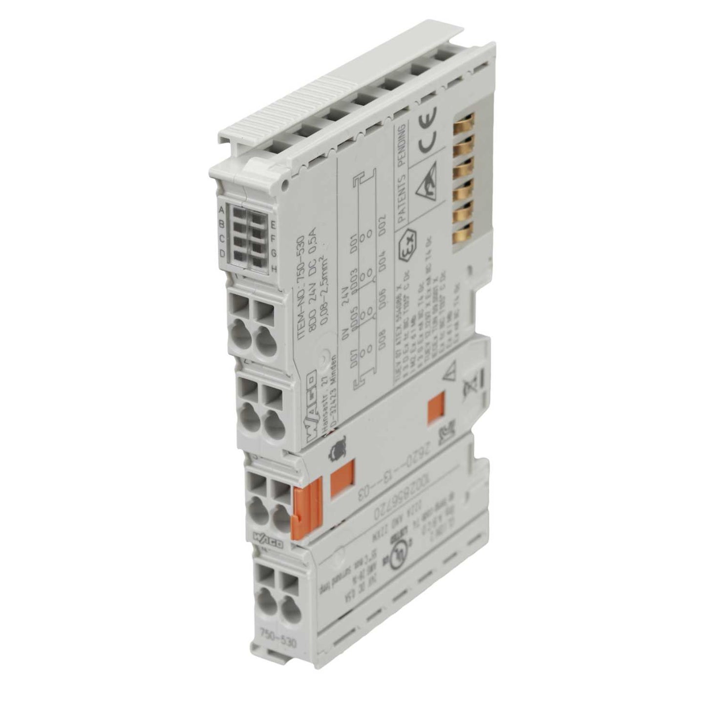 Wago 8 Channel 24V DC 0.5A 1 Wire Digital Output Module