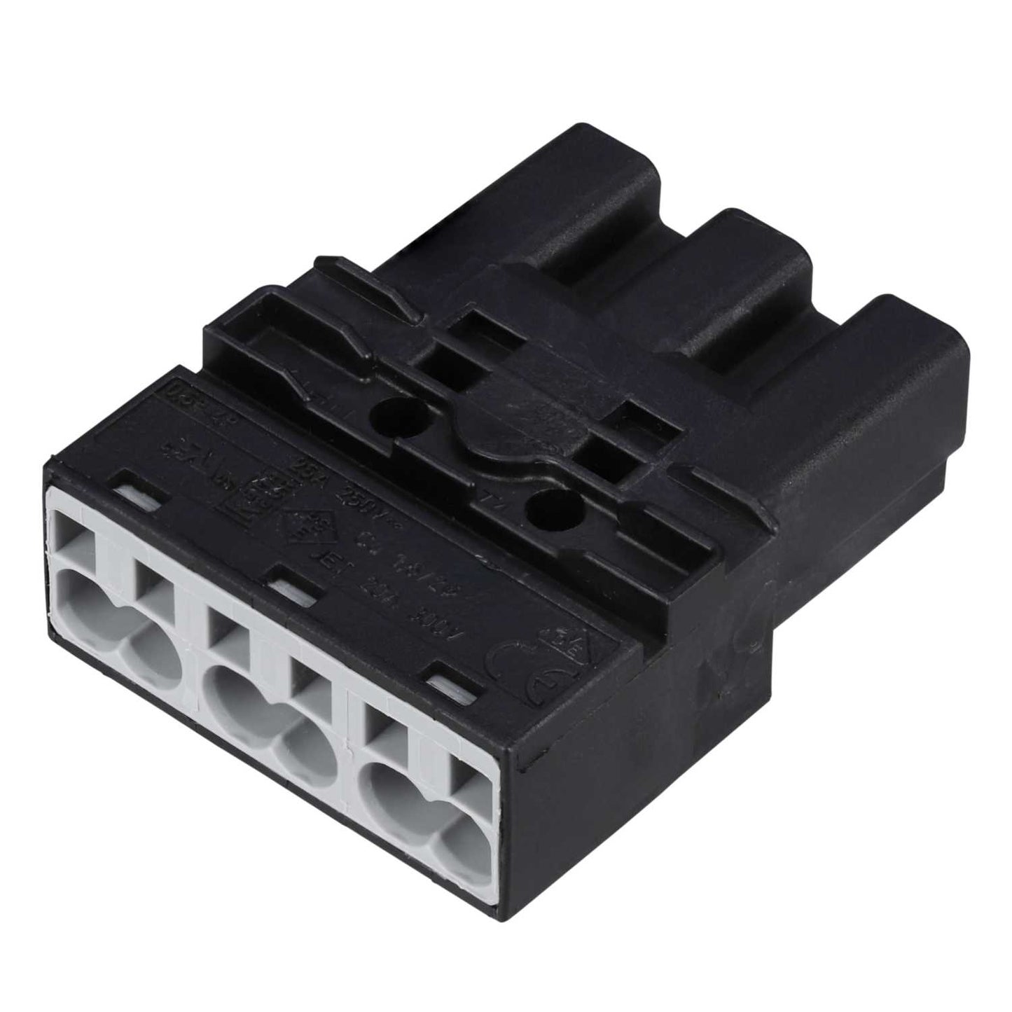 Wago Winsta® 25A 3 Pole Male Plug without Relief Housing