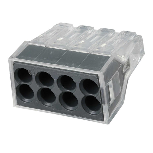 Wago 8 Way 2.5mm Push Wire Connector (Pack of 10)