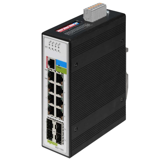 Wago 8 Port Industrial Ethernet Switch 1000 Base T