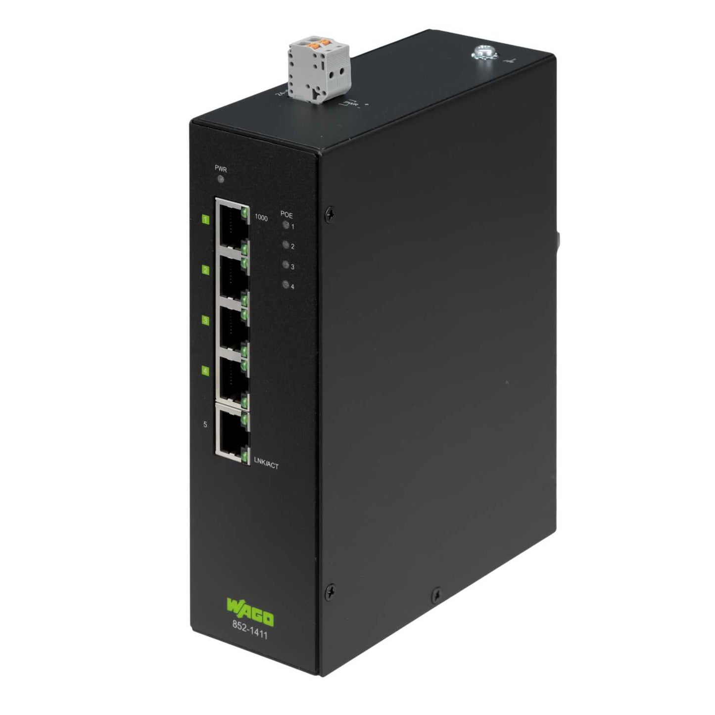 Wago 5 Port Industrial Ethernet Switch 1000 Base T