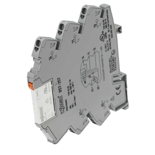 Wago 6A 115V AC / DC 1 C/O Relay and Socket with Status Indicator
