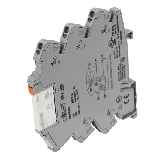 Wago 6A 230V AC / DC 1 C/O Relay and Socket with Status Indicator
