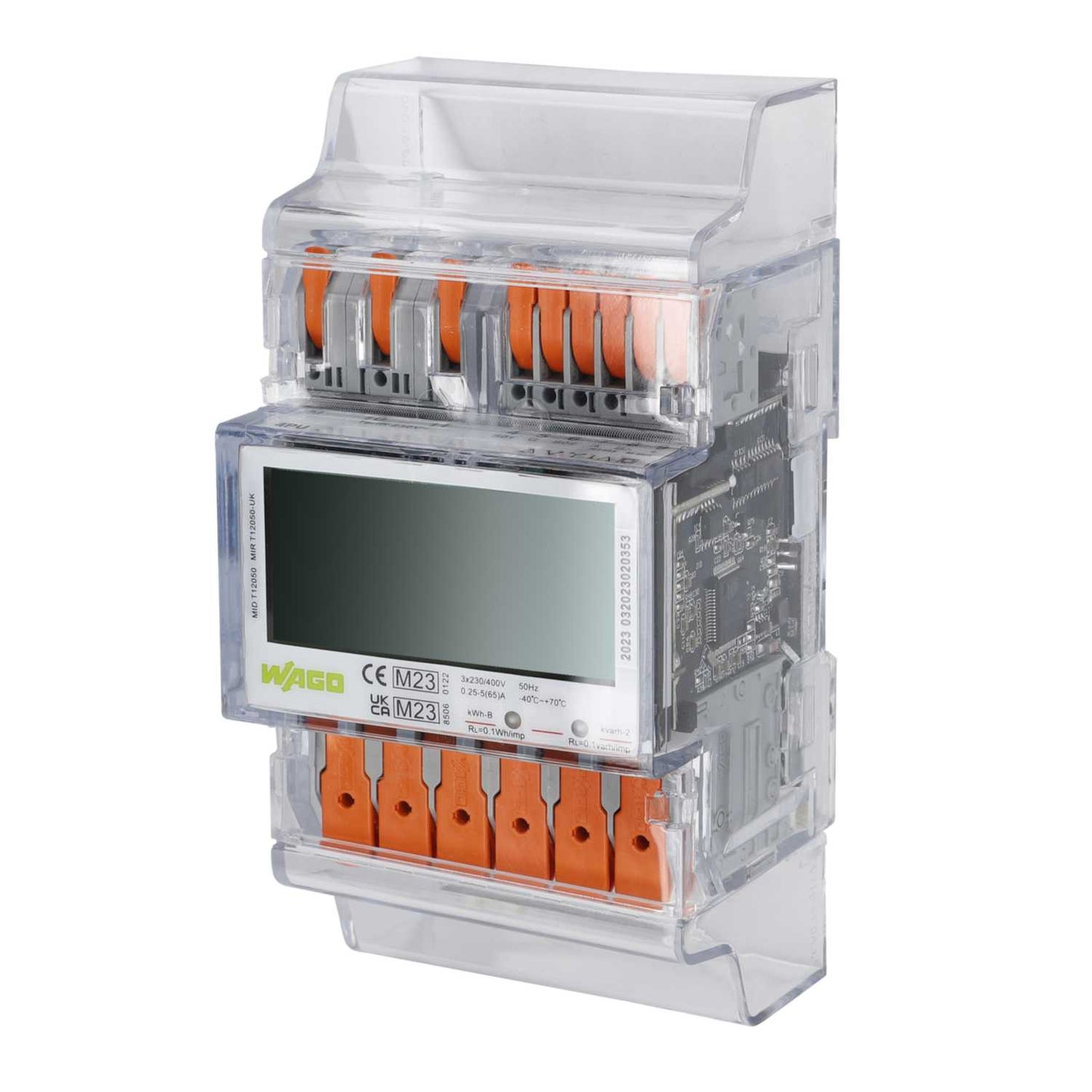 Wago 65A 3 Phase Direct Connection MID Energy Meter 4PU