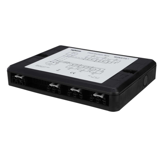 Wago 230V 1 Input 7 Output Distribution Box Black
