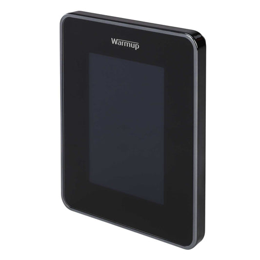 Warmup 7iE Smart Matter Wi-Fi Programmable Thermostat Onyx Black