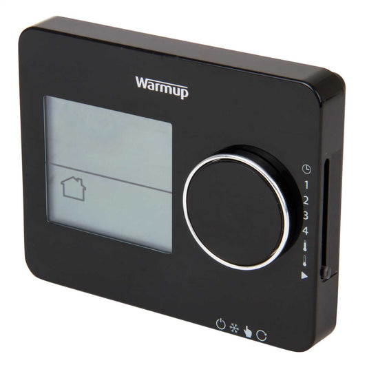 Warmup Tempo Thermostat Piano Black