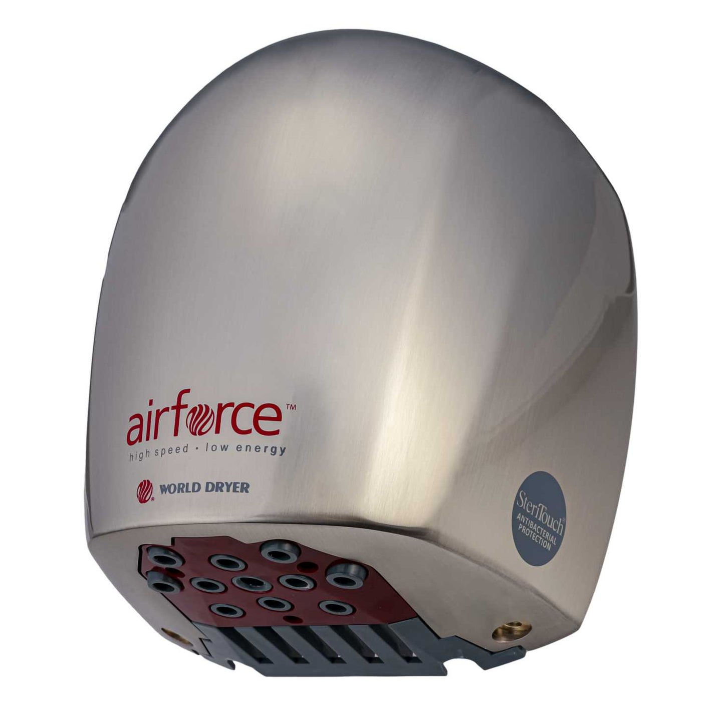 Warner Howard Airforce 1.1kW Hand Dryer Brushed Chrome
