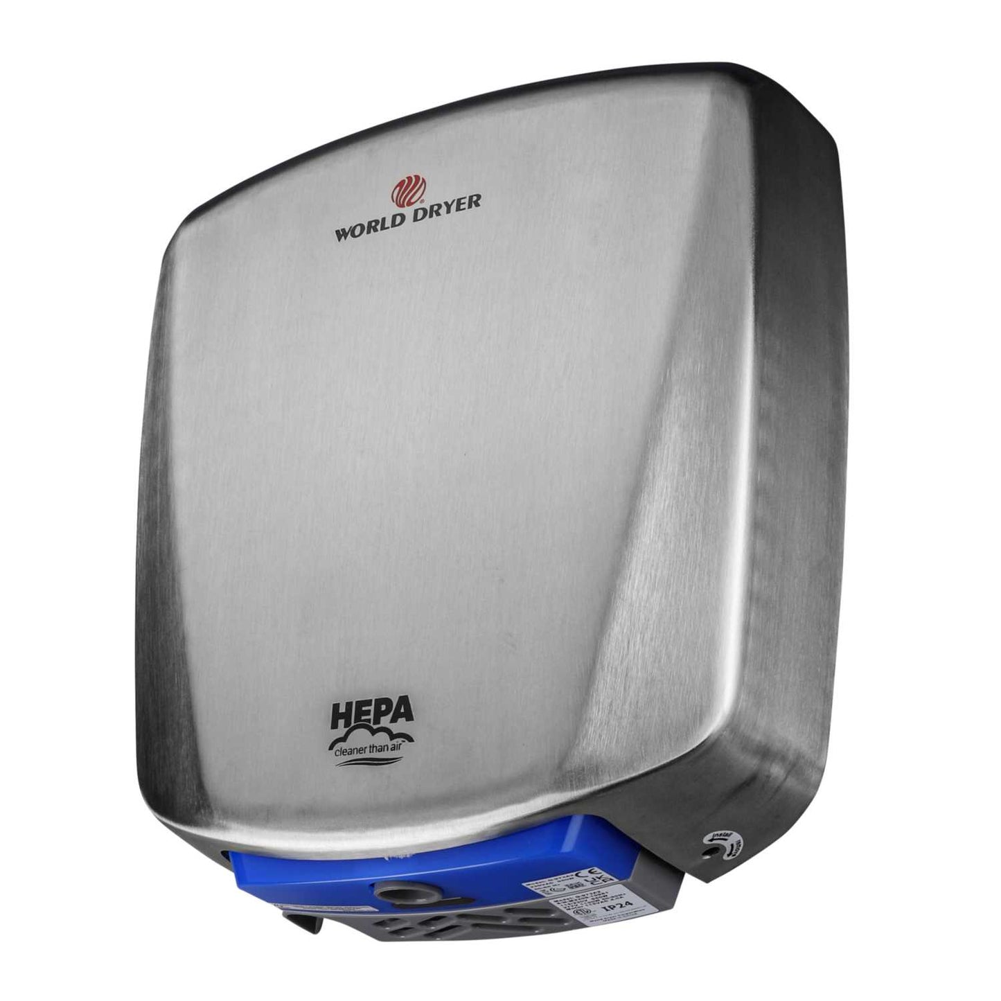 Warner Howard 0.95kW Airforce Slim Hand Dryer Brushed Chrome