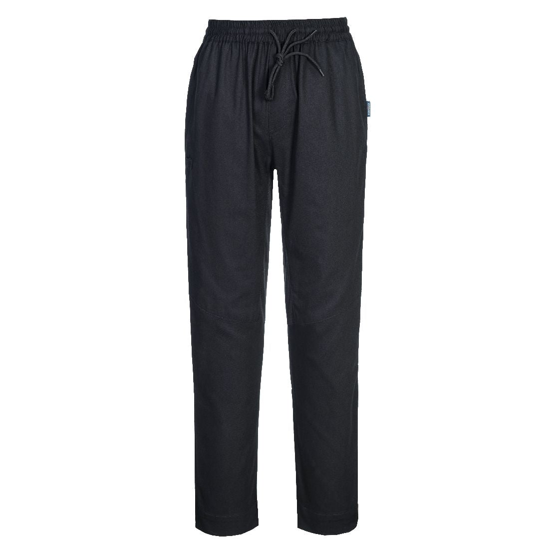 Cotton Mesh Air Chef Trousers, L, R, Black