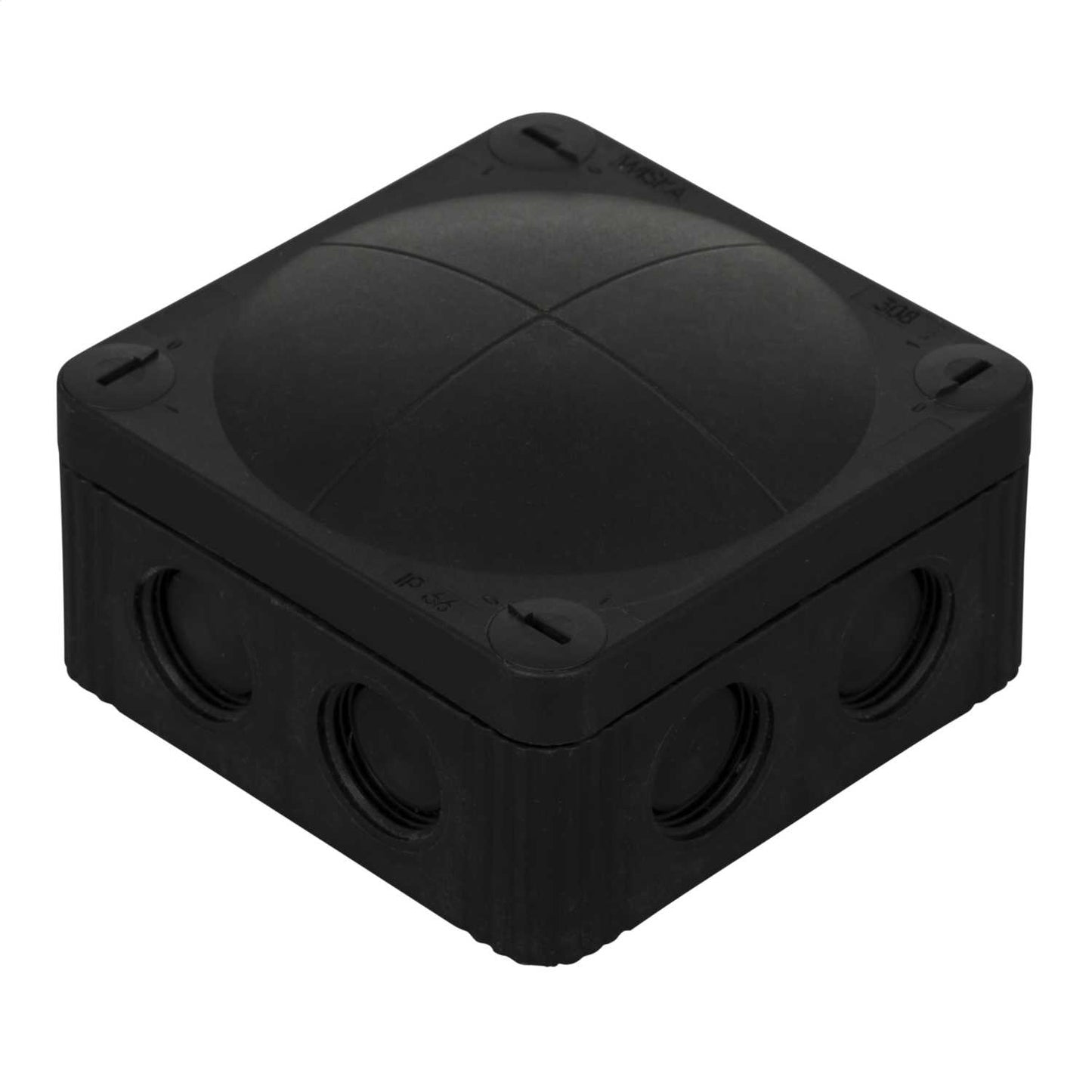 Wiska Combi 308 85mm x 85mm x 51mm PVC Empty Adaptable Box Black IP66