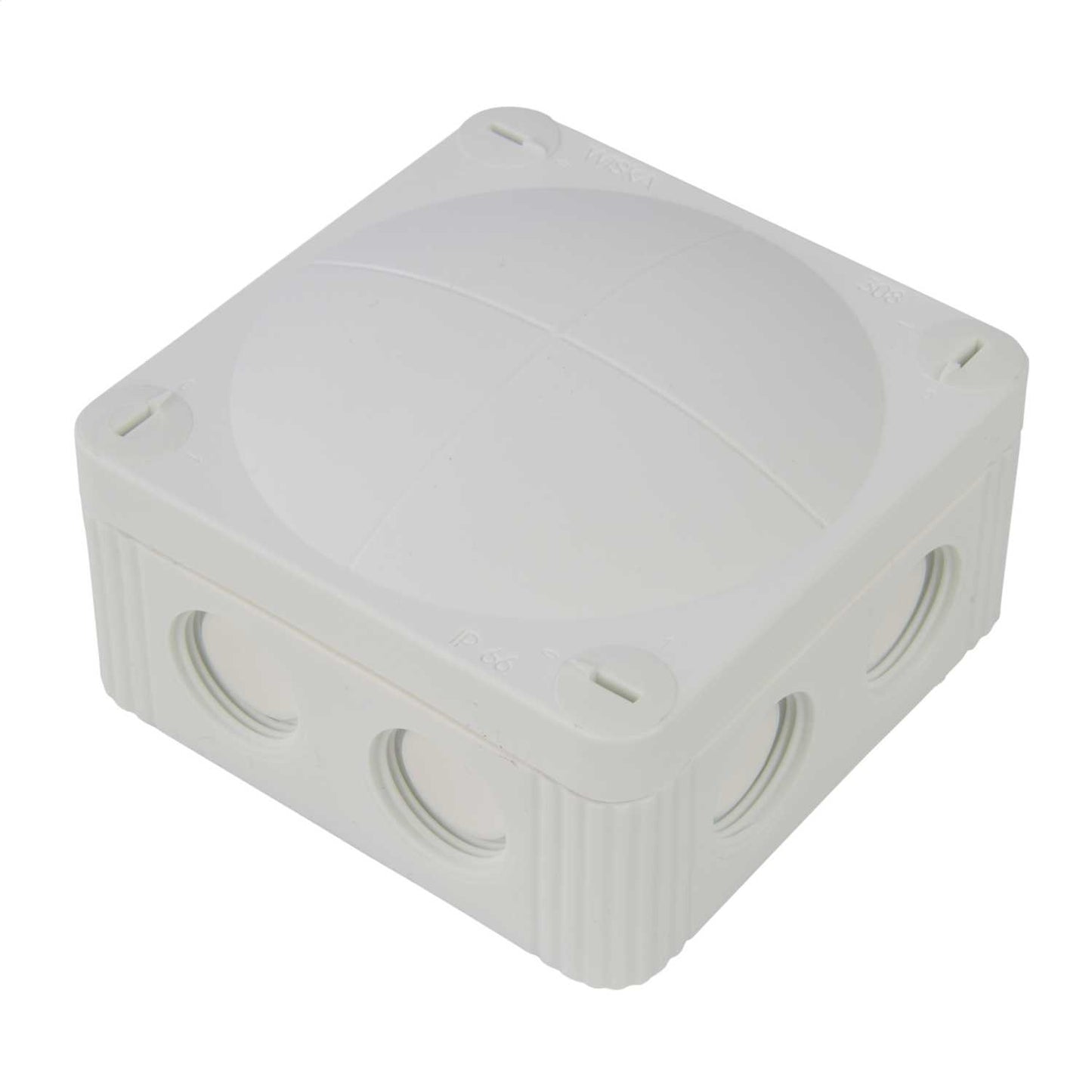 Wiska Combi 308 85mm x 85mm x 51mm PVC Adaptable Box White IP66