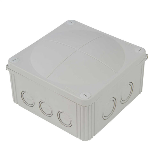 Wiska Combi 1010 140mm x 140mm x 82mm PVC Adaptable Box Grey IP66