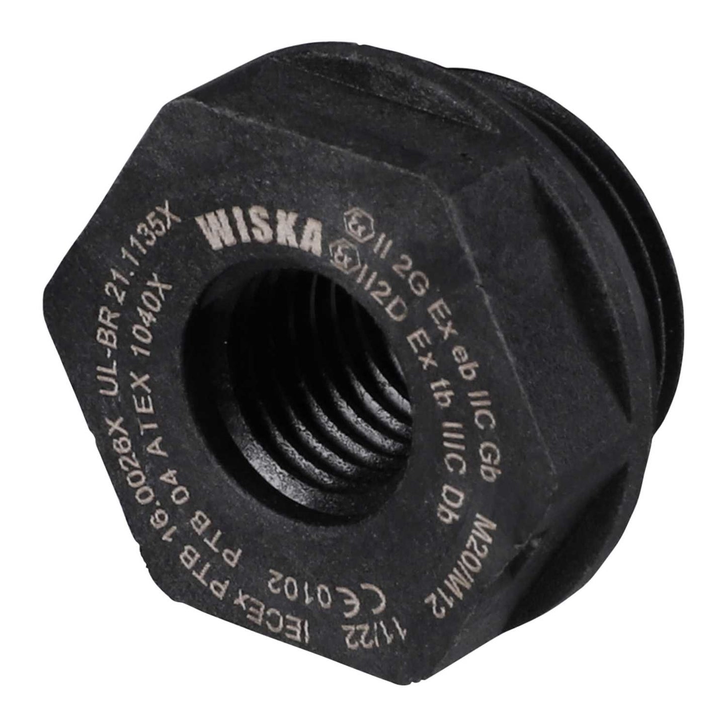 M20 Male x M12 Female Ex Reduction Adaptor Polyamide (Sold in 1's)