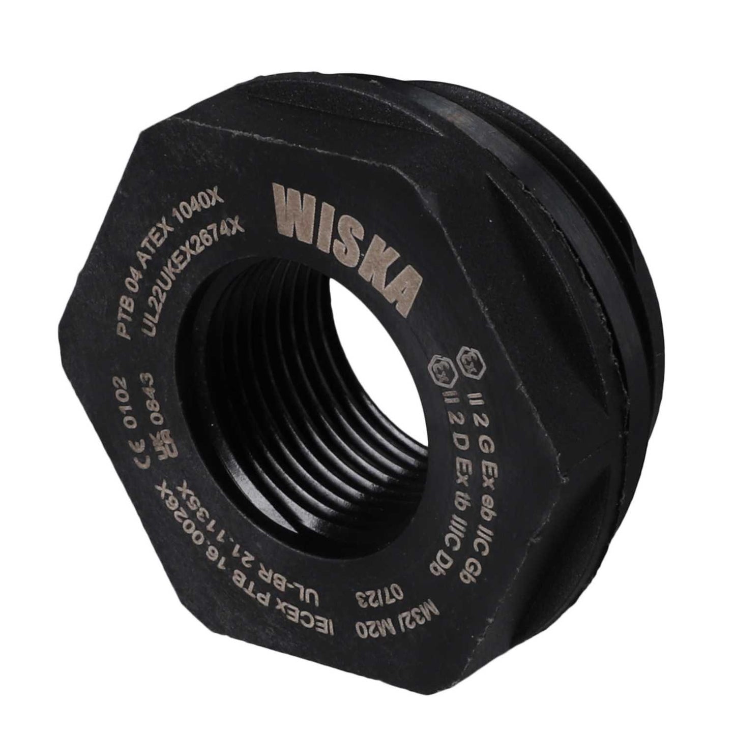 M32 Male x M20 Female Ex Reduction Adaptor Polyamide (Sold in 1's)