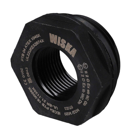 M32 Male x M20 Female Ex Reduction Adaptor Polyamide (Sold in 1's)
