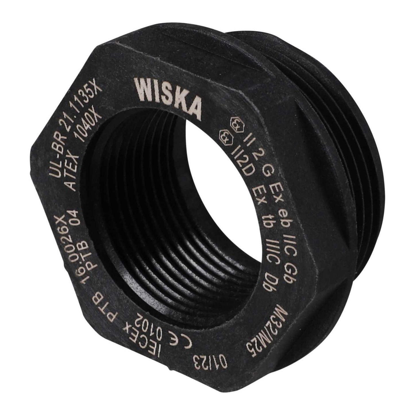 M32 Male x M25 Female Ex Reduction Adaptor Polyamide (Sold in 1's)