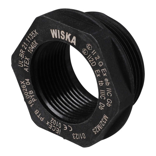 M32 Male x M25 Female Ex Reduction Adaptor Polyamide (Sold in 1's)