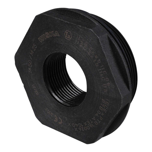 M50 Male x M25 Female Ex Reduction Adaptor Polyamide (Sold in 1's)