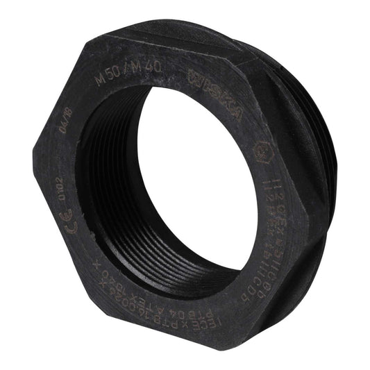 M50 Male x M40 Female Ex Reduction Adaptor Polyamide (Sold in 1's)