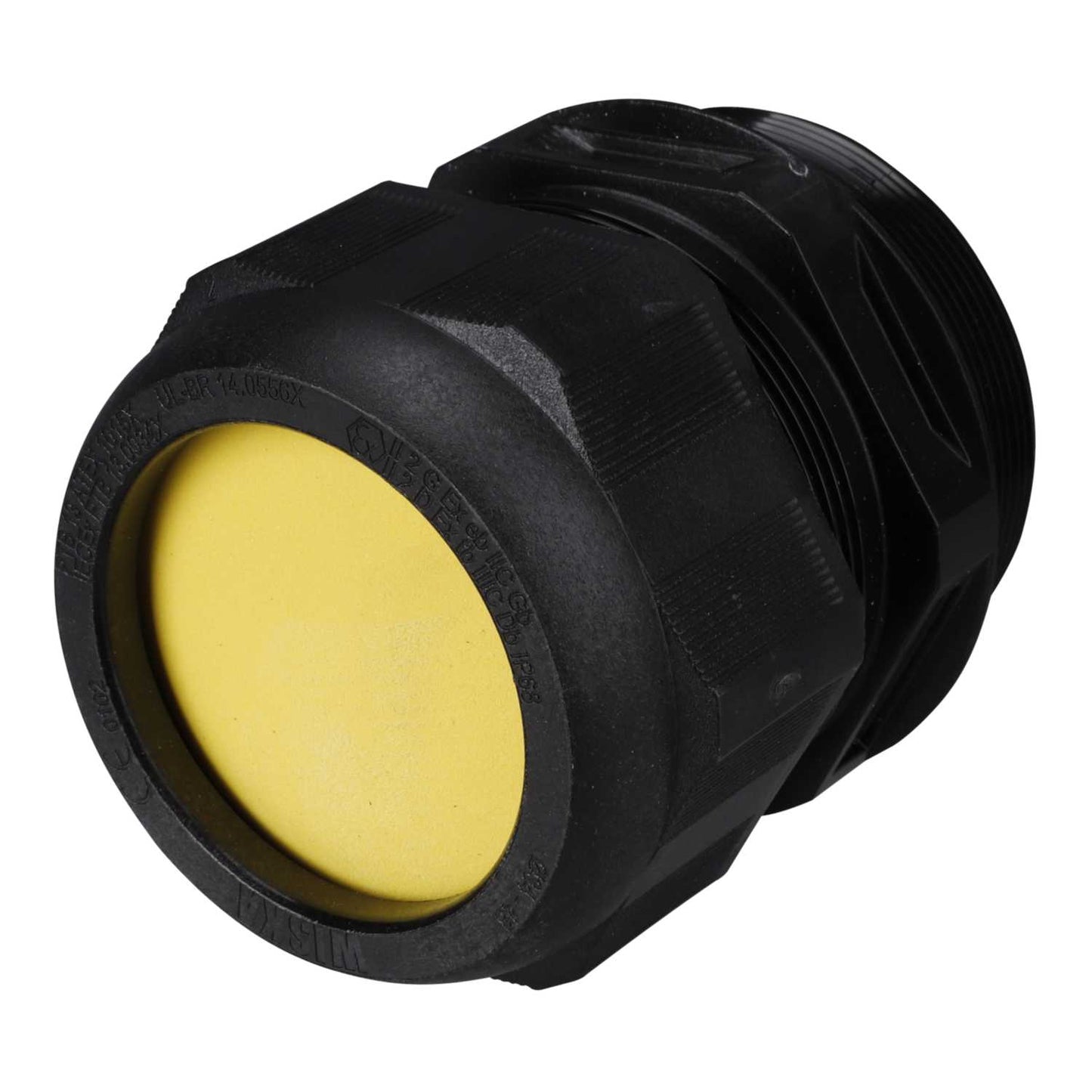 Wiska M63 Ex Cable Gland Only for Increased Safety with Long Thread Black