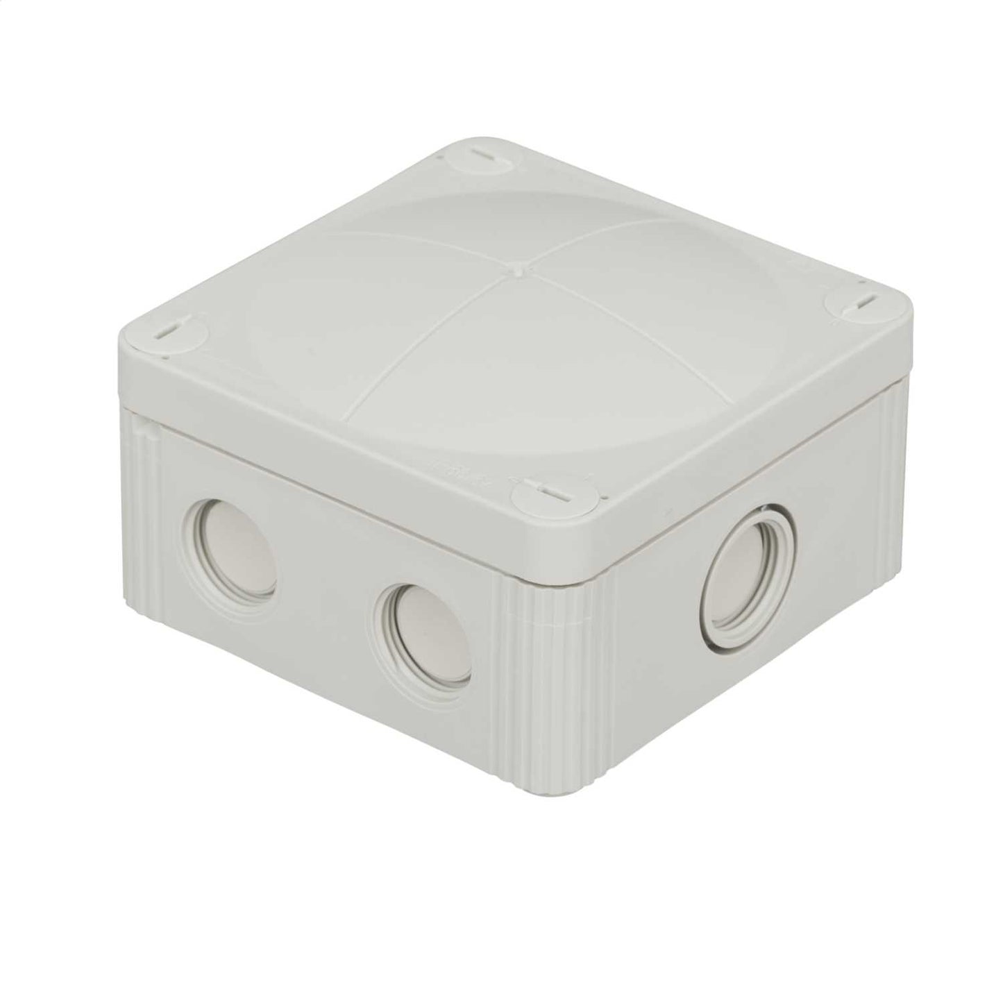 Wiska Combi 407 95mm x 95mm x 60mm PVC Enclosure with 24A Terminals Grey IP66