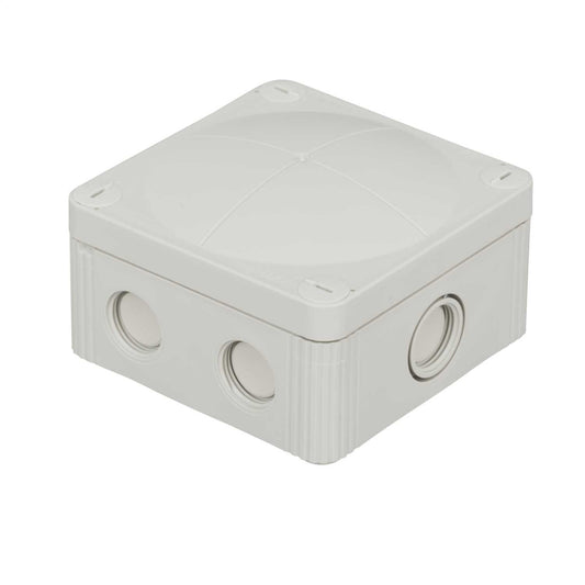 Wiska Combi 407 95mm x 95mm x 60mm PVC Enclosure with 24A Terminals Grey IP66