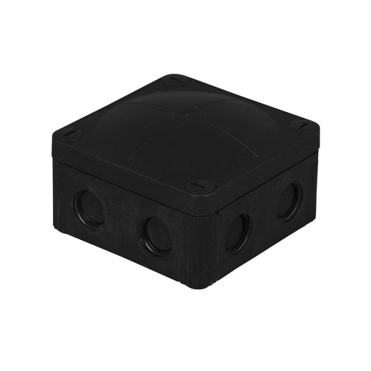 Wiska Combi 407 95mm x 95mm x 60mm PVC Adaptable Box with 2.5mm Terminals Black IP66