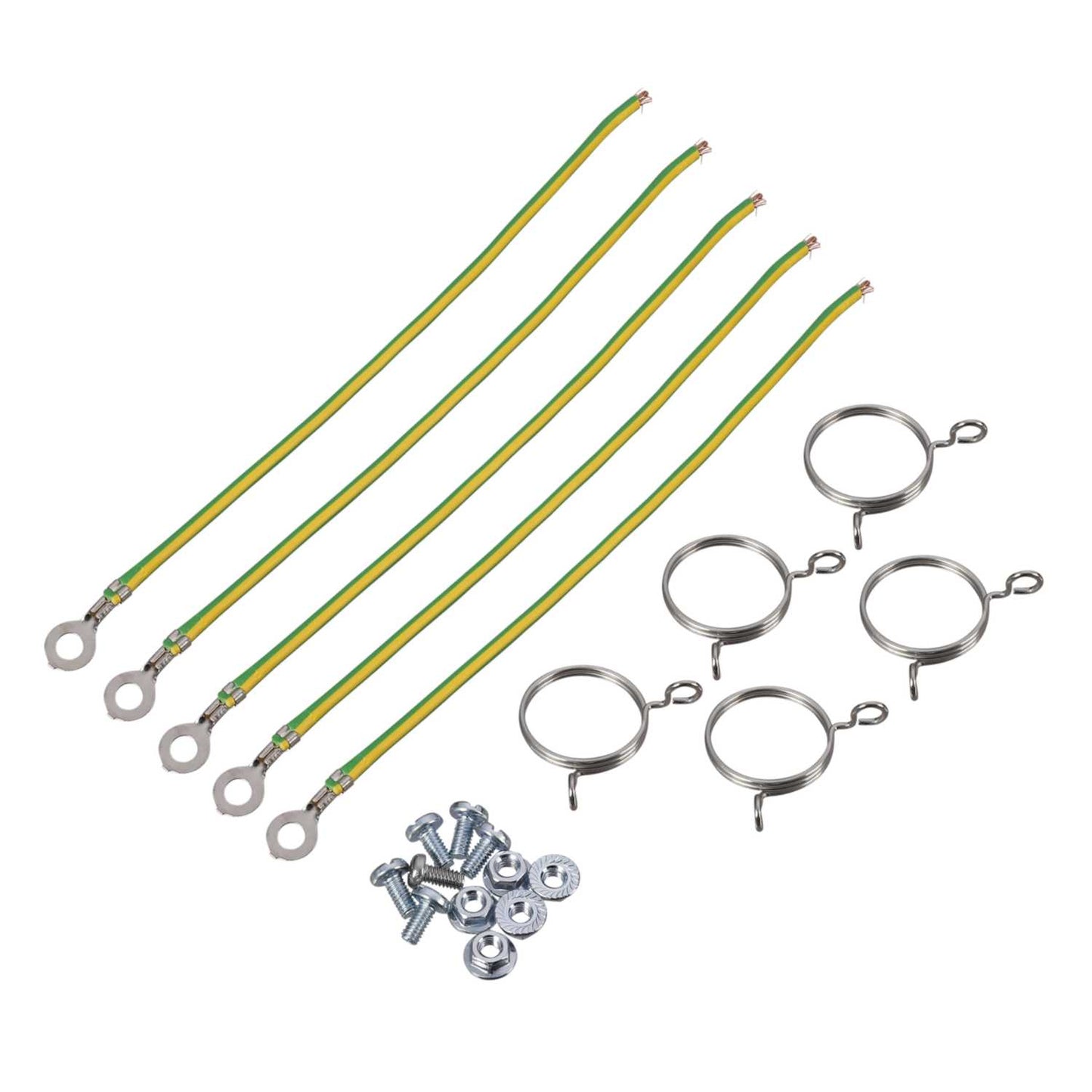 Wiska Earthing Springs with Earth Leads and Screws (Pack of 5)