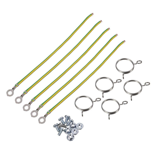 Wiska Earthing Springs with Earth Leads and Screws (Pack of 5)