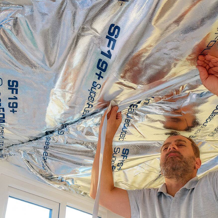 SuperFOIL SF19+ Multi-Layer Foil Insulation Roll 45mm (12m2/Roll)