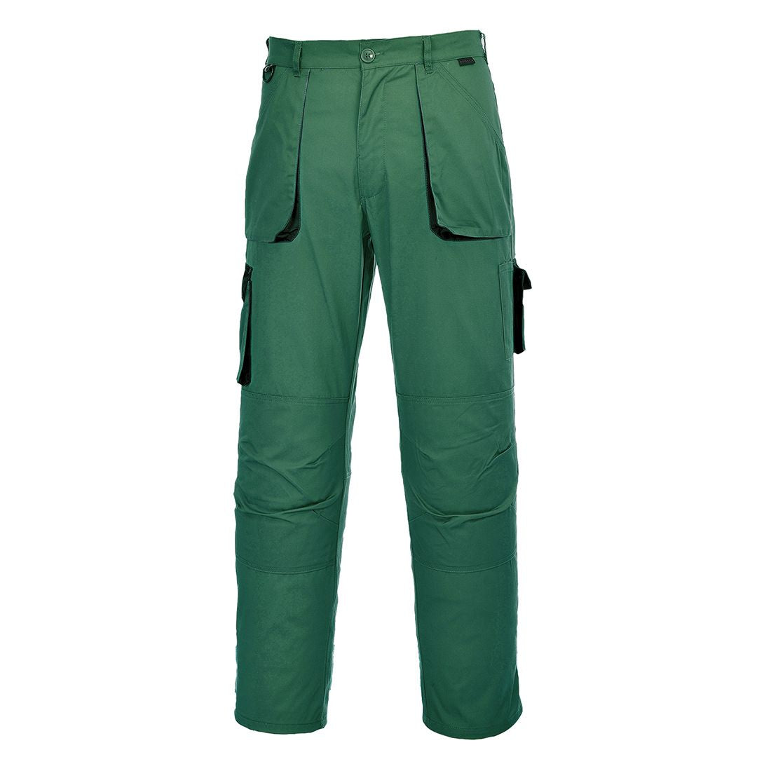 Portwest Texo Contrast Trousers, S, R, Bottle Green