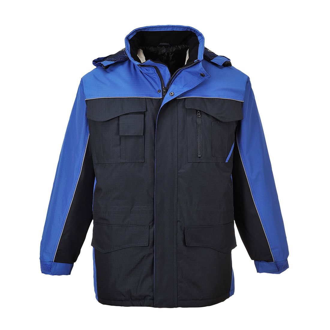 RS Parka Jacket, L, R, Navy/Royal