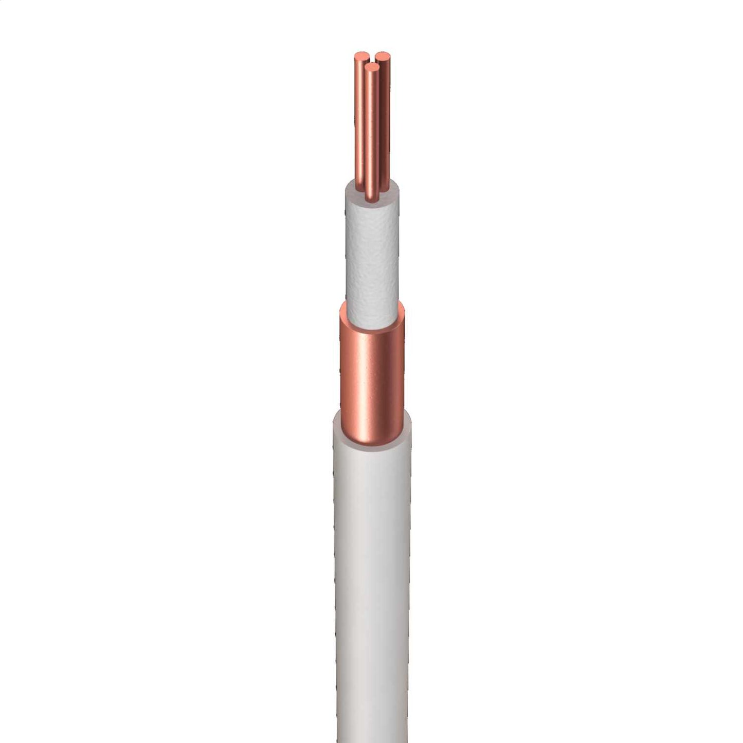 Wrexham 1.5mm² 3 Core LSF Mineral Insulated Cable White 500V (100m Coil)