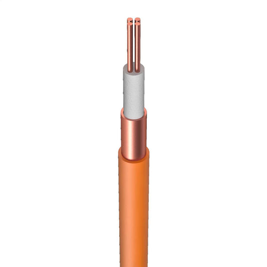 Wrexham 2.5mm² 4 Core LSF Mineral Insulated Cable Orange 500V (100m Coil)