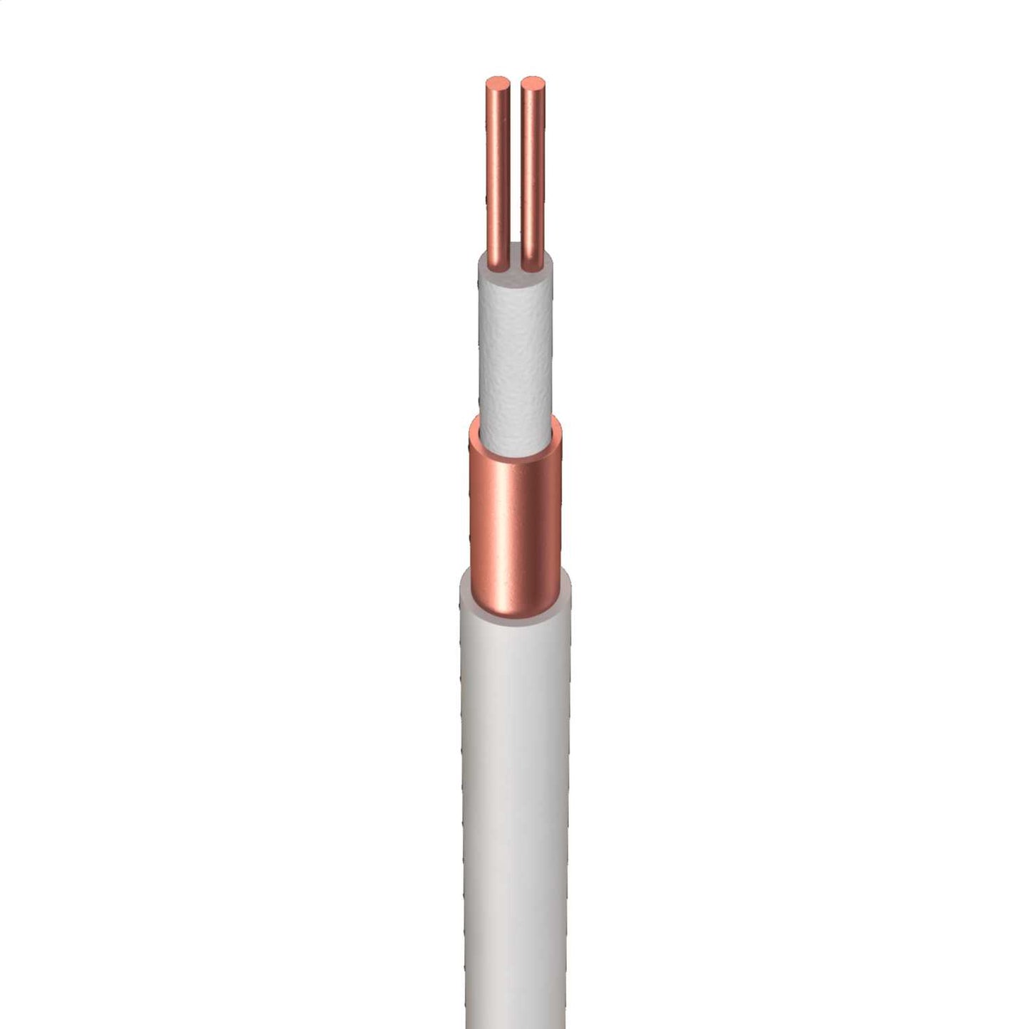Wrexham 1.5mm² 2 Core LSF Mineral Insulated Cable White 500V (100m Drum)