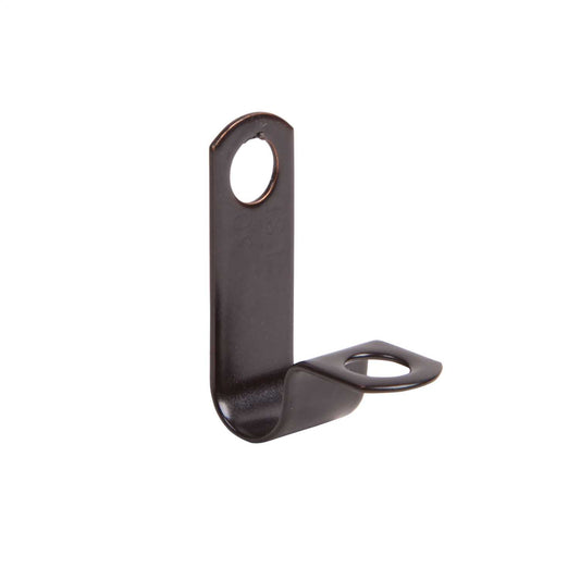 Wrexham LSF Coated Single Fixing P Clip 28 Black (Pack of 50)