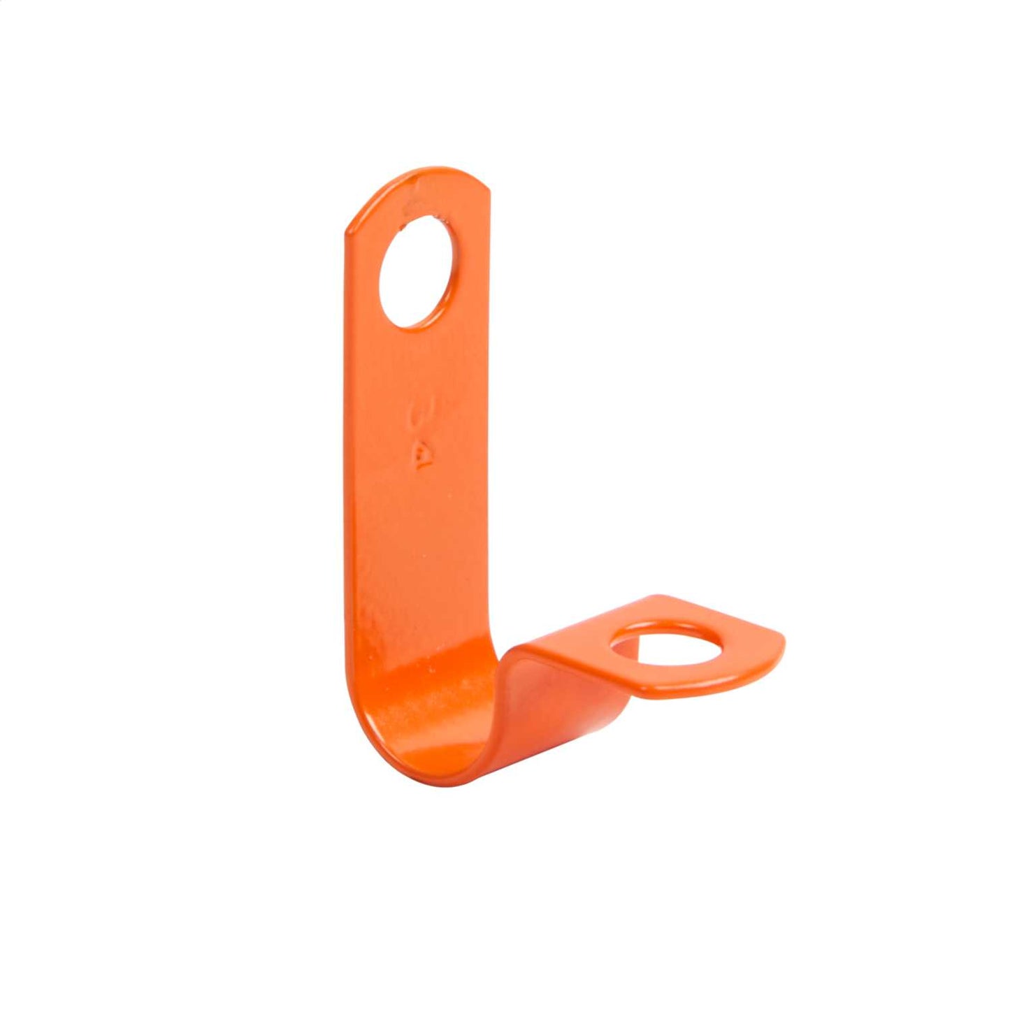 Wrexham LSF Coated Single Fixing P Clip 34 Orange (Pack of 50)
