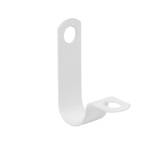 Wrexham LSF Coated Single Fixing P Clip 37 White (Pack of 50)