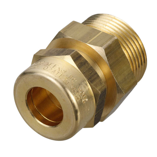 Wrexham 25mm Brass Gland for 2H10 Mineral Insulated Cable (Pack of 2)