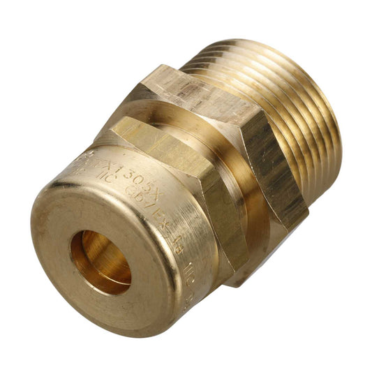 Wrexham 25mm Brass Gland for 3H2.5 Mineral Insulated Cable (Pack of 2)
