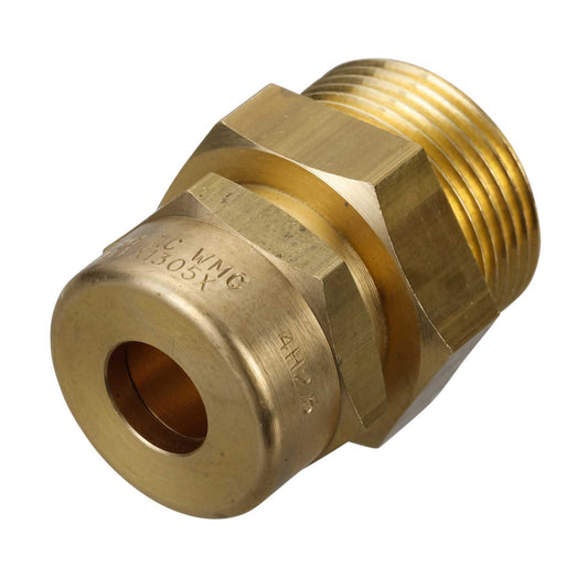 Wrexham 25mm Brass Gland for 4H2.5 Mineral Insulated Cable (Pack of 2)