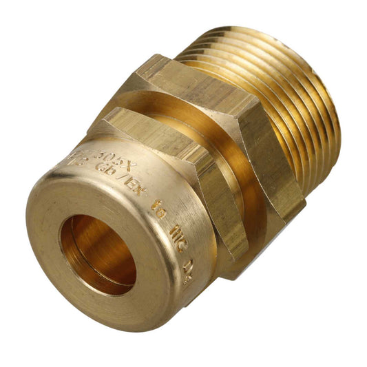 Wrexham 25mm Brass Gland for 4H4 Mineral Insulated Cable (Pack of 2)