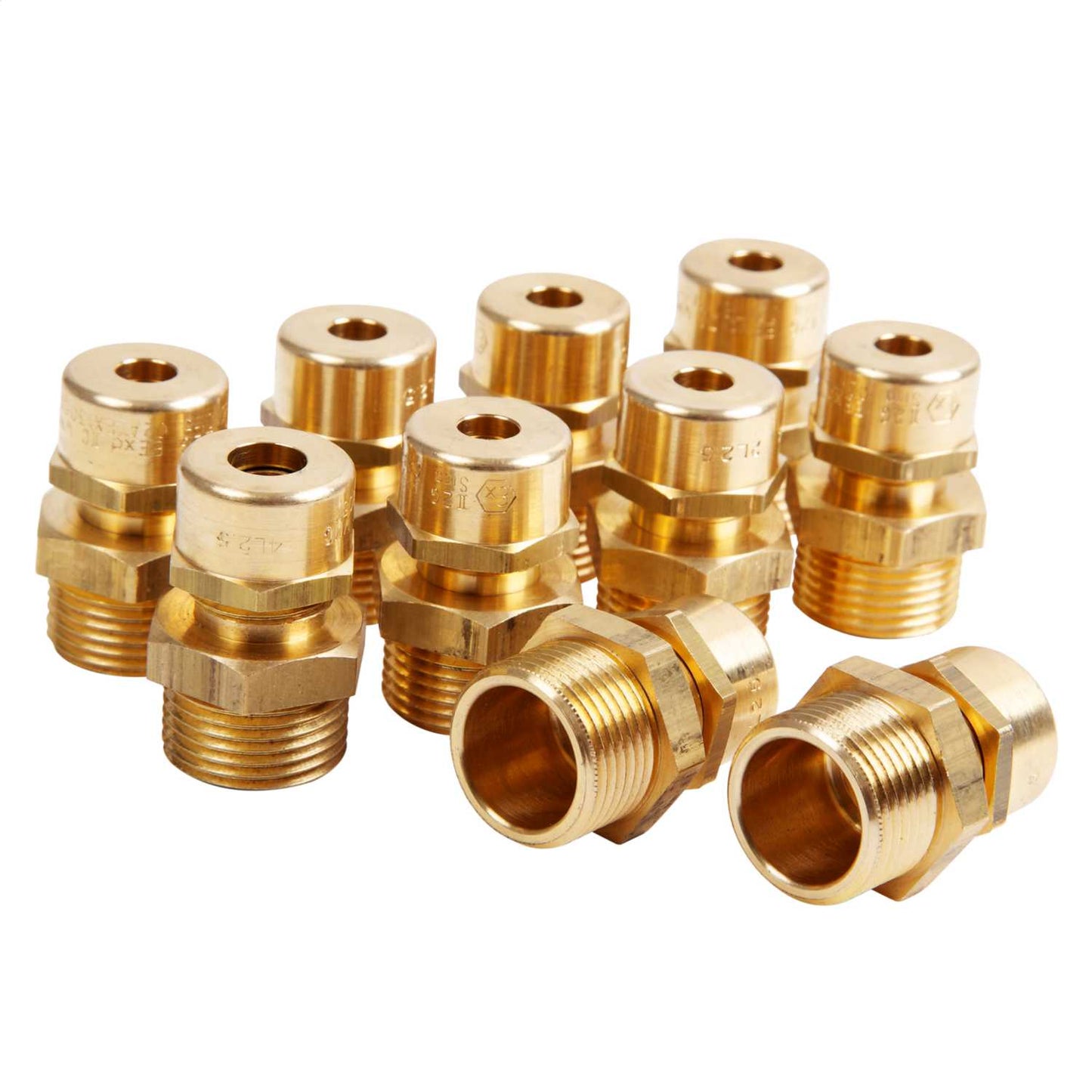 Wrexham 20mm Brass Gland for 4L1.5 Mineral Insulated Cable (Pack of 10)