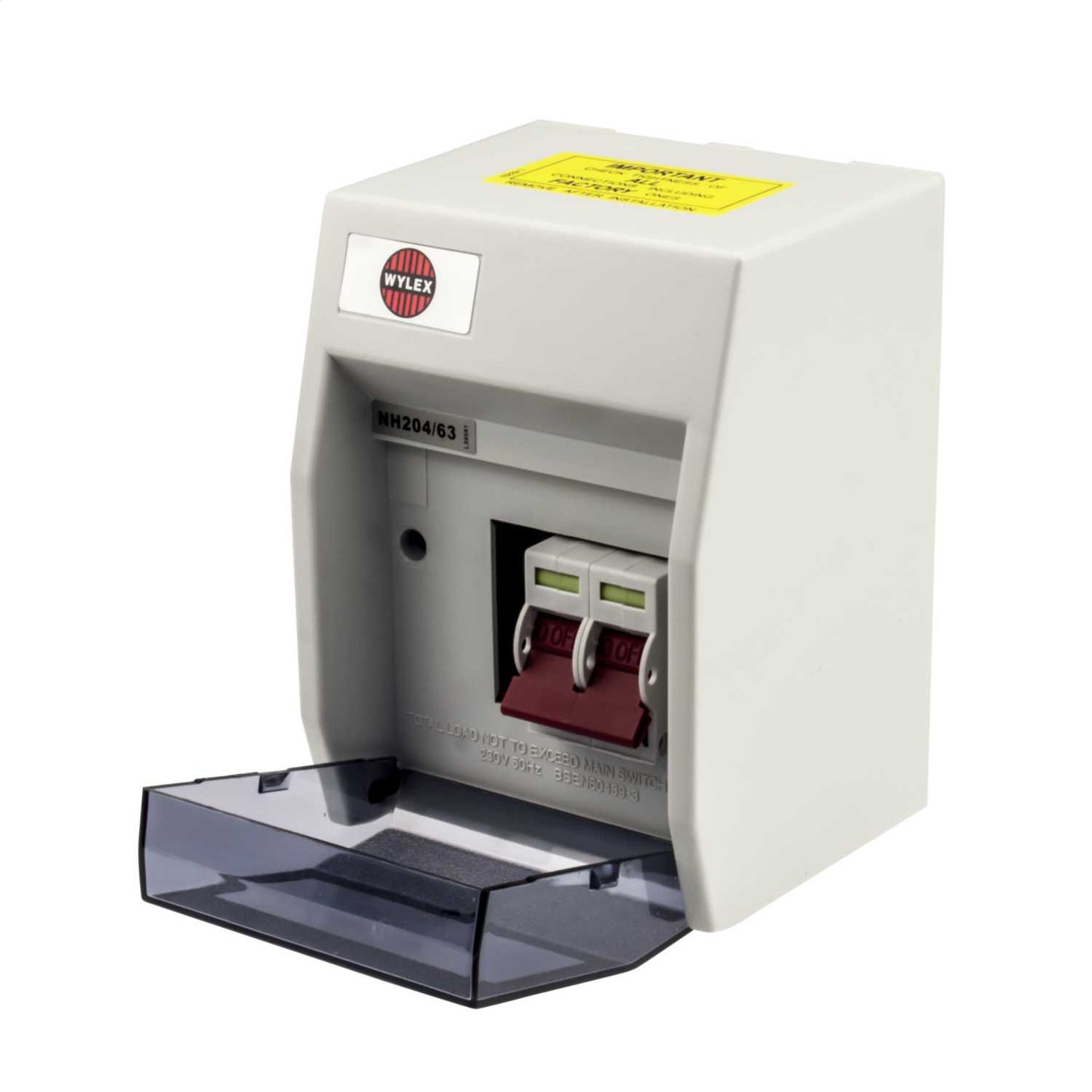 Wylex 2 Way 63A DP Isolator Incomer Insulated Consumer Unit